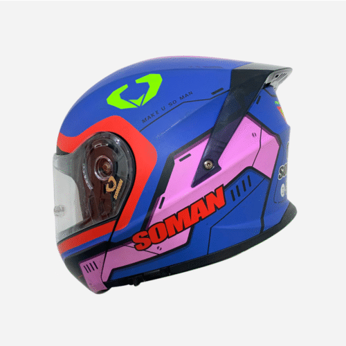 Casco Sm519 Soman Black Lucky Car
