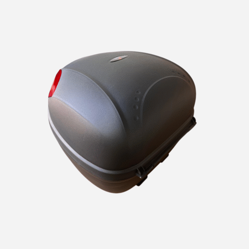 Maleta Plateada 32L (Mica Negro / Rojo)