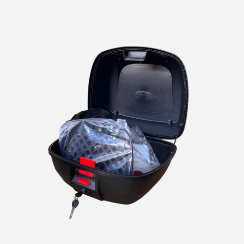 Maleta Negra 42L (Mica Negro / Rojo)