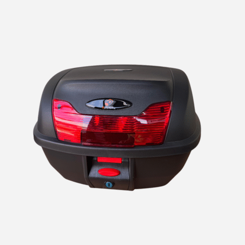 Maleta Negra 42L (Mica Negro / Rojo)