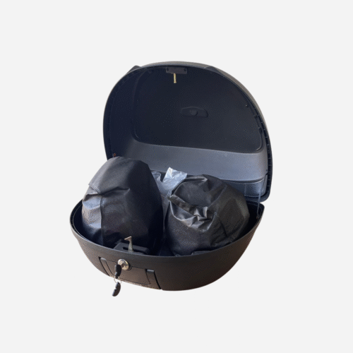 Maleta Negra 52L (Mica Negro / Rojo)