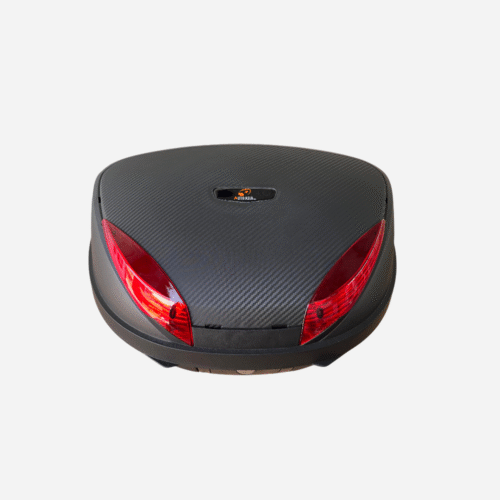 Maleta Negra 52L (Mica Negro / Rojo)