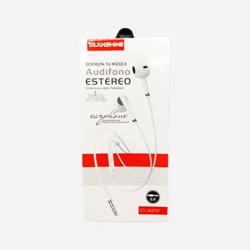 Auriculares Alambricos (EN-8005P) Conector de Audio Analogico con Microfono Integrado Modelo B