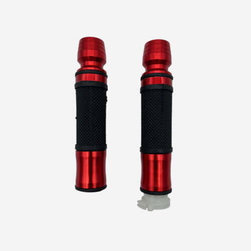 PUÑOS UNIVERSALES P118 GOMA Y METAL CON TAPA METALICA RAYADA (COLORES SURTIDOS)