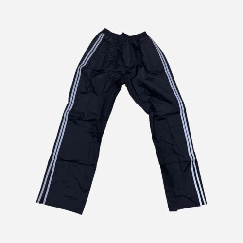 TRAJE IMPERMEABLE CHAQUETA Y PANTALON (NEGRO CON RAYAS GRISES)