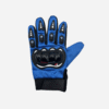GUANTES MANO COMPLETA CON PROTECTOR (NEGRO/ROJO/AZUL)