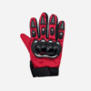 GUANTES MANO COMPLETA CON PROTECTOR (NEGRO/ROJO/AZUL)