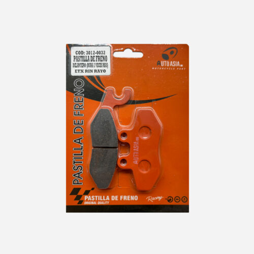 3012-0032 PASTILLA DE FRENO (REFORZADA DURA 2 VECES MAS) DELANTERO ETX/RIN RAYO