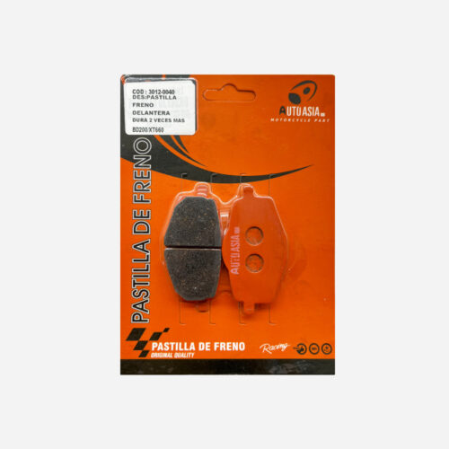 3012-0040 PASTILLA DE FRENO (REFORZADA DURA 2 VECES MAS) BD200/XT660