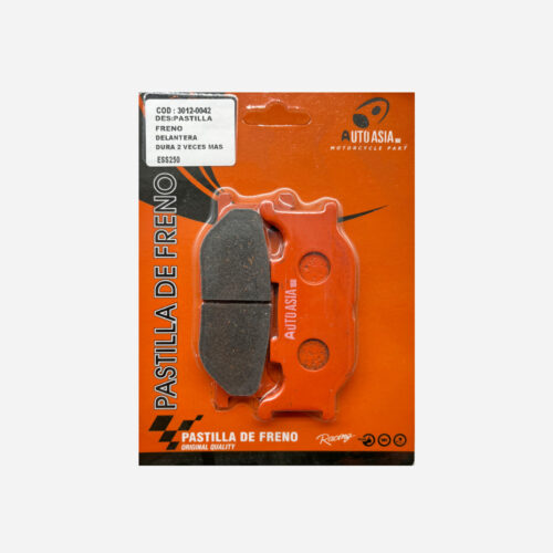 3012-0042 PASTILLA DE FRENO (REFORZADA DURA 2 VECES MAS) DELANTERO ESS 250