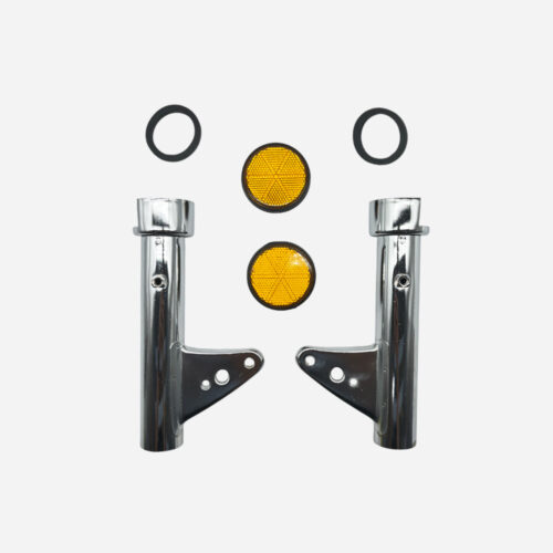 SOPORTE DE FARO CG150 CROMADA