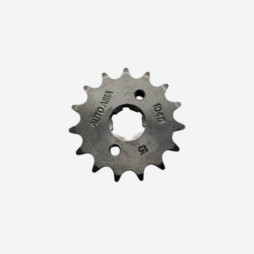 PIÑON ACERADO 15T JAGUAR CON TORNILLO Y LAINA