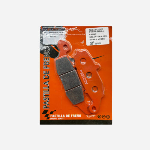 PASTILLA DE FRENO (REFORZADA DURA 2 VECES MAS) DEL-DER VST/VERSY