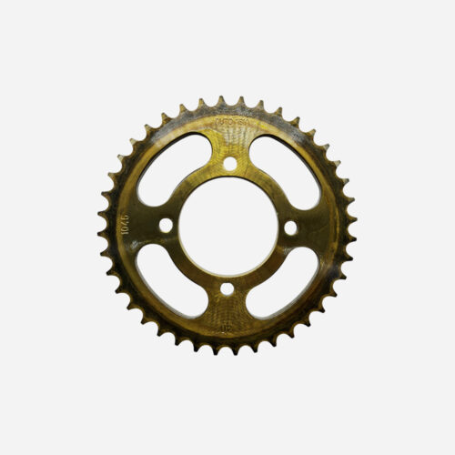 7075-0023 CORONA 40T MD RAYADA CARBONIZADA DORADA