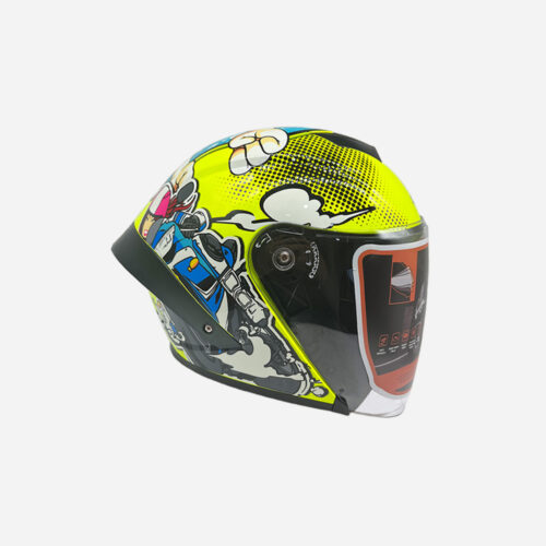 CASCO SM526 AA-FLUO YELLOW CRAZY RACING LED