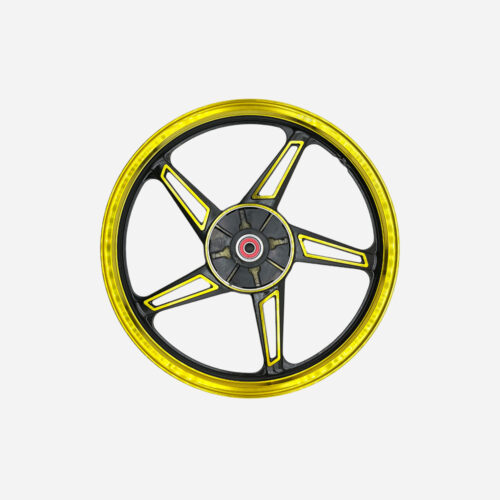 RIN DELANTERO Y TRASERO AMARILLO B150S