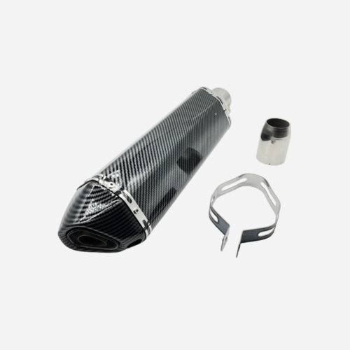 SILENCIADOR (MUFFLER 50CM) DE CARBONO LARGO (+10 CM)