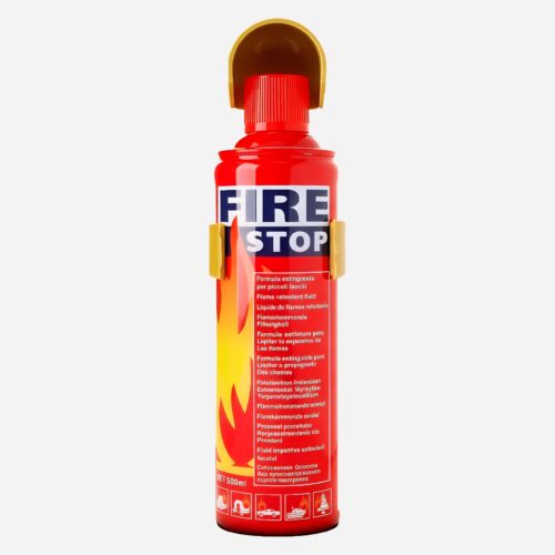 EXTINTOR PARA MOTOS PORTATIL 500ML (CAJA DE 24 UND)