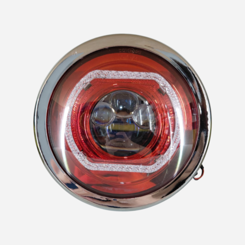 PANTALLA LUZ LAZER (B150S) 7"IN.LUZ DECORATIVA 128 COLORES CON APP MOVIL (AZUL/NEGRO/ROJO)