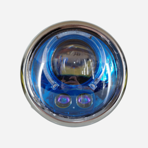 PANTALLA LUZ LAZER (EOW/EEX) 5.75" IN.3 LUPAS BLANCO/AMARILLO (NEGRO/AZUL/ROJO)